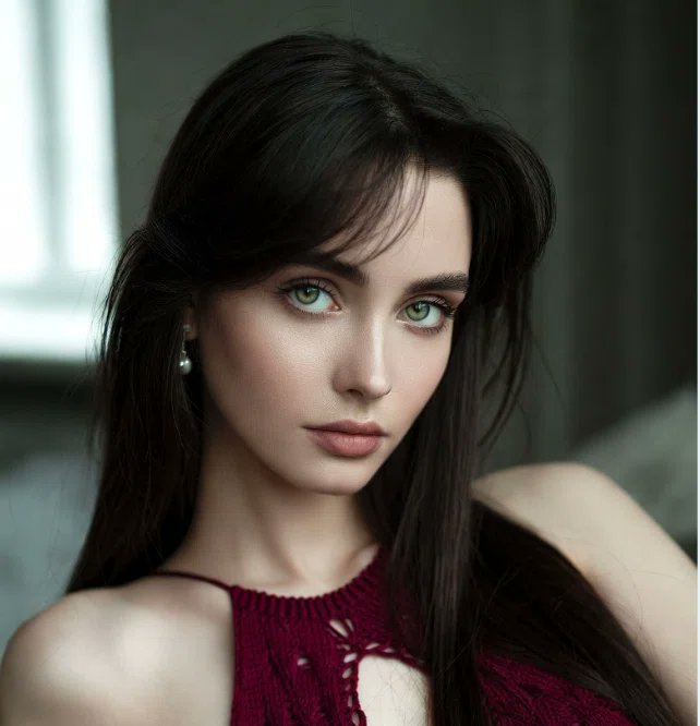 Grok で東欧女性の画像をいろいろ試していたら、毛利蘭のような印象を受ける女性が生成された。