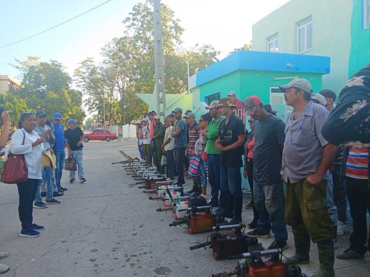 En #Bayamo seguimos en la batalla contra el mosquito #CubaEsSalud