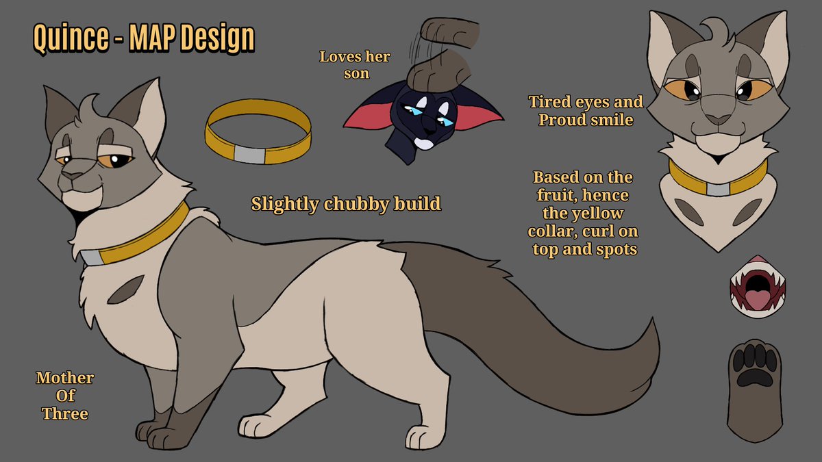 bumblebird1's tweet photo. Quince is complete, I don't want my participants to strangle me so going relatively simple for most of my designs and focusing on shape language and color! 
Ft. Socks + Ruby 
Tags: #warriors #warriorcats #warriorcat #scourge #tiny #wc #cats #catart #MAPcall #multianimatorproject https://t.co/NRC4beHkR4