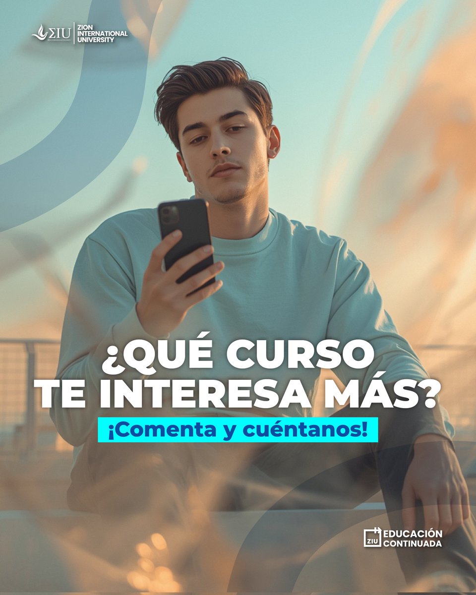 🎓📲 ¿Qué curso te llama más la atención en ZIU?
¡Cuéntanos en los comentarios y te guiamos! 🔥✨