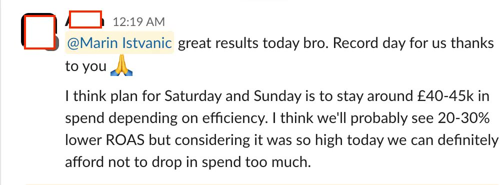 Clients, after they realize they had a

> record days
> record month

November is truly a different beast.

IYKYK.