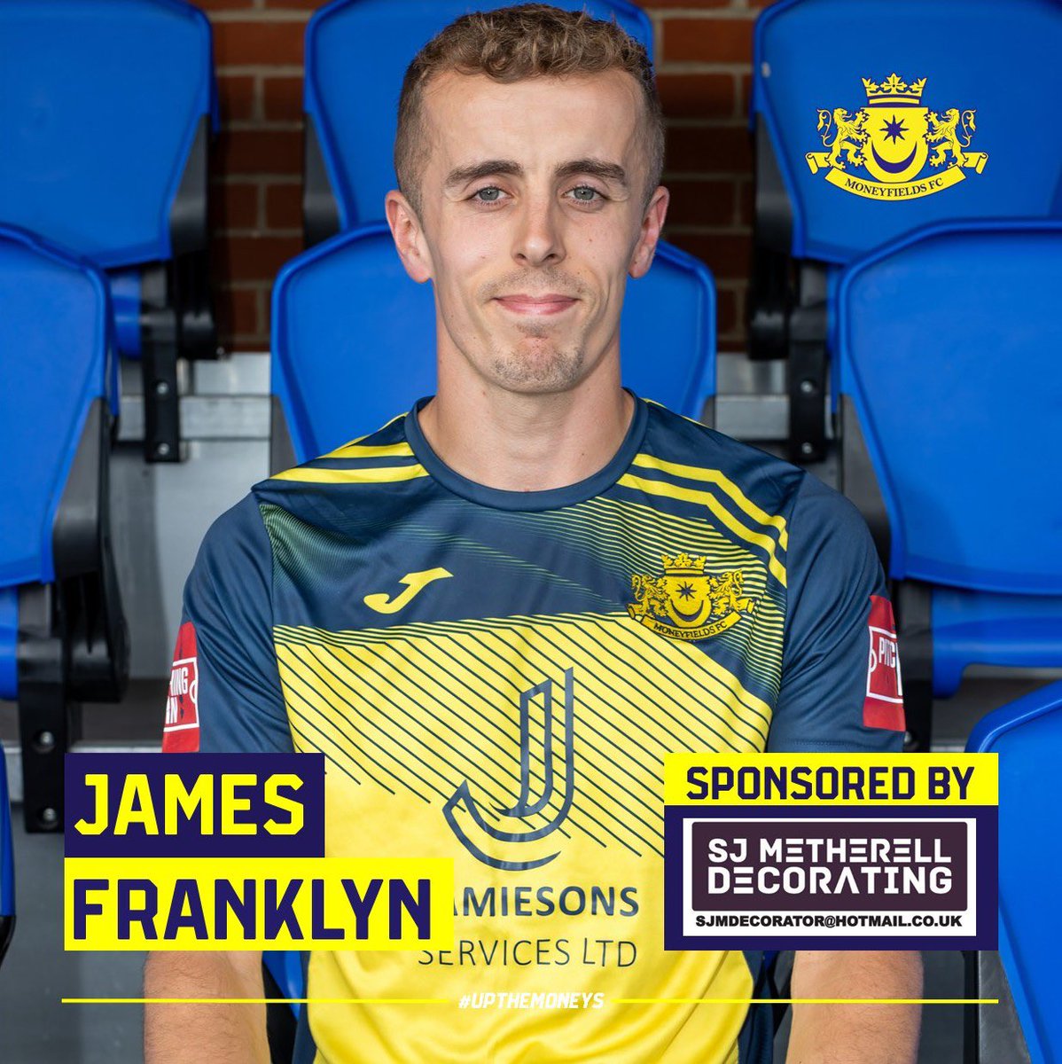 MONEYFIELDSFC's tweet image. Paycey picks up the ball in the box after some positive play for Moneys. He passes it across to Franko who slots home for his hat-trick!

#UpTheMoneys