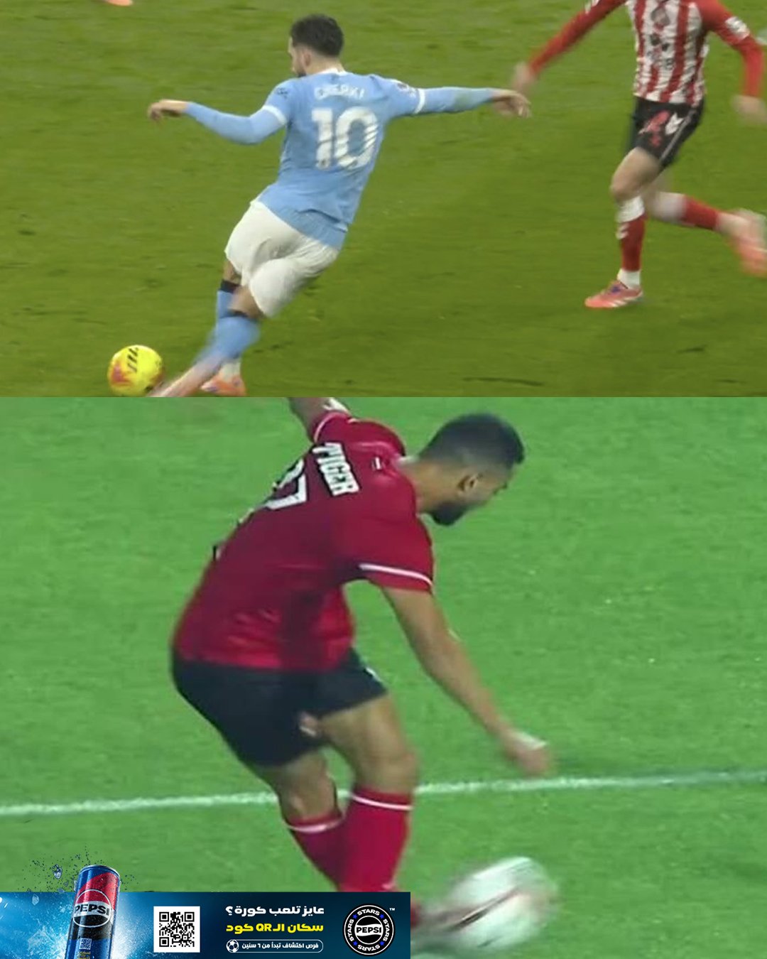 نسخة طبق الأصل. أسيست ريان شرقي نفس لمسة ورؤية عمرو السولية بالظبط #يلا_بريميرليج 