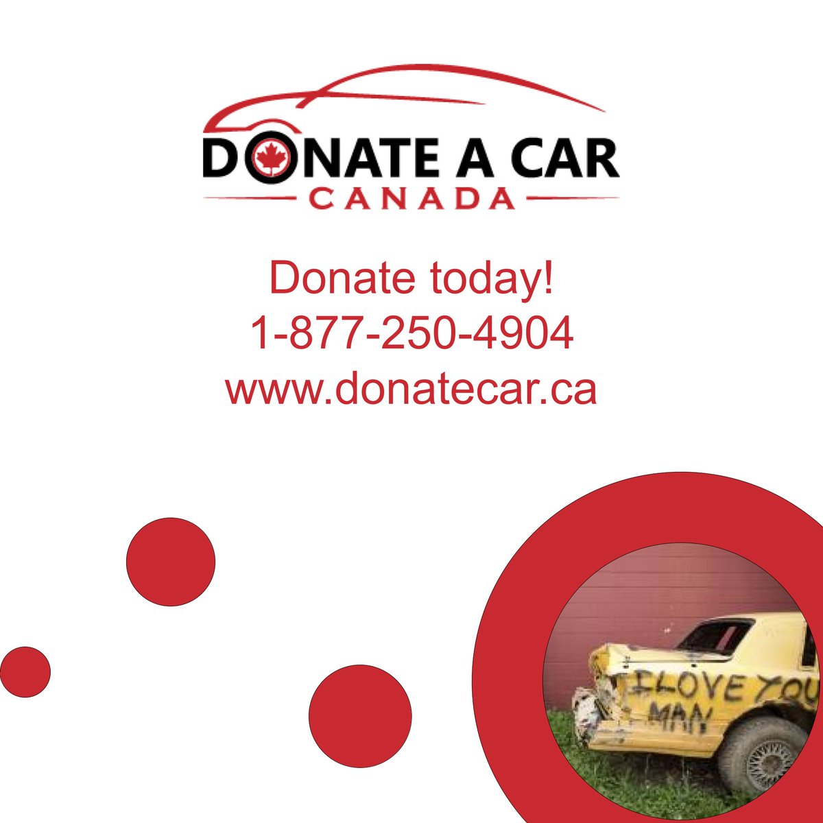 Your 🚘🚗🛻🚙, your #CharityOfChoice! Free tow!
#Donateacarcanada #YYCvehicledonation #YEGvehicledonation
#YFCvehicledonation #YQXvehicledonation
#YULvehicledonation #YOWvehicledonation
#YQBvehicledonation #YYZvehicledonation
#YVRvehicledonation #YWGvehicledonation
