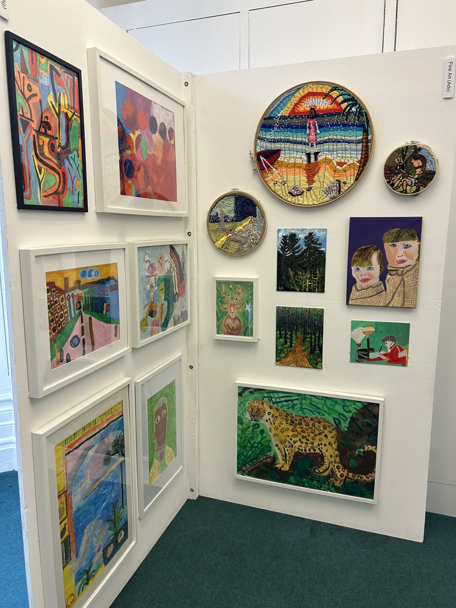 nigel_young1's tweet photo. Impressive art exhibition by Community Focus at Friary House today, open till 3pm, followed by a great coffee at the small business stall in Friary Park https://t.co/JdZzjkCrmD