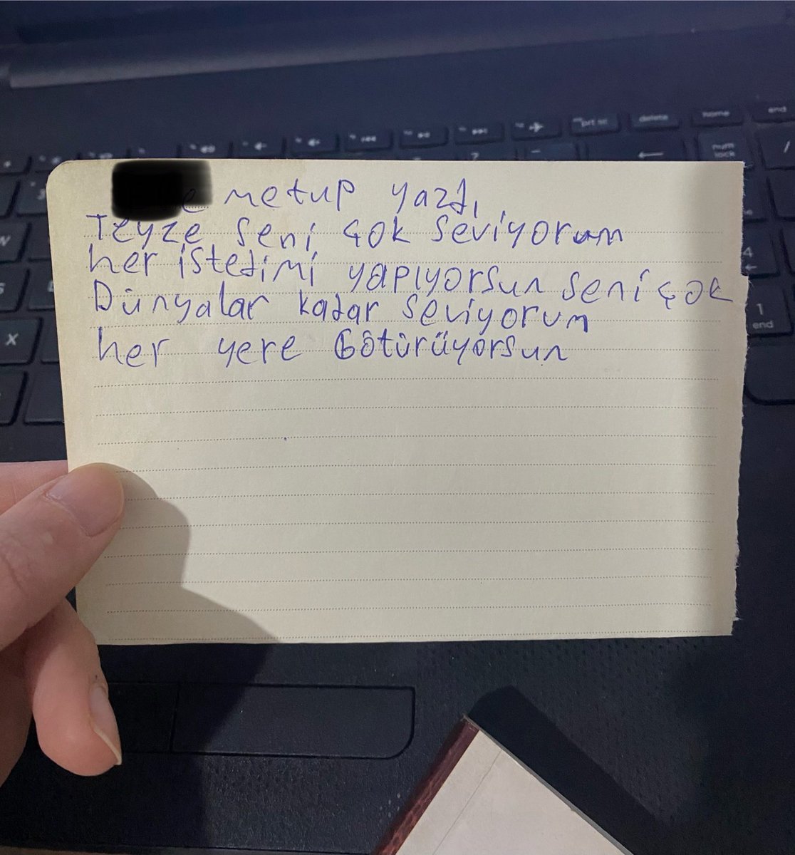 Hayatımda aldığım tek mektup 🤍