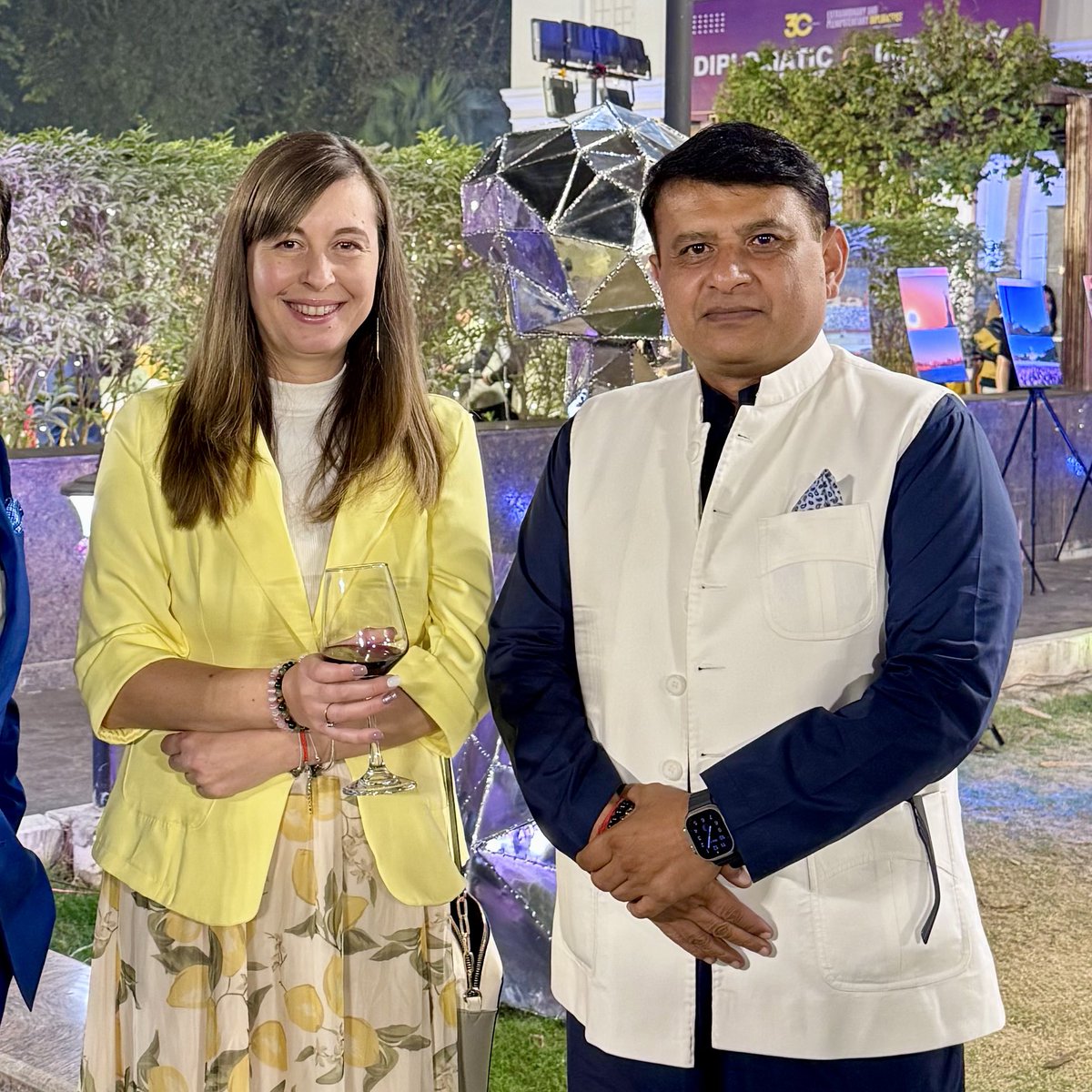 Always wonderful catching up with my good friend Ms. Lara Fisher, Diplomat at the British Embassy 🇬🇧 — it feels like we’ve been meeting quite often lately, and each time is a pleasure! 🇮🇳🤝🇬🇧