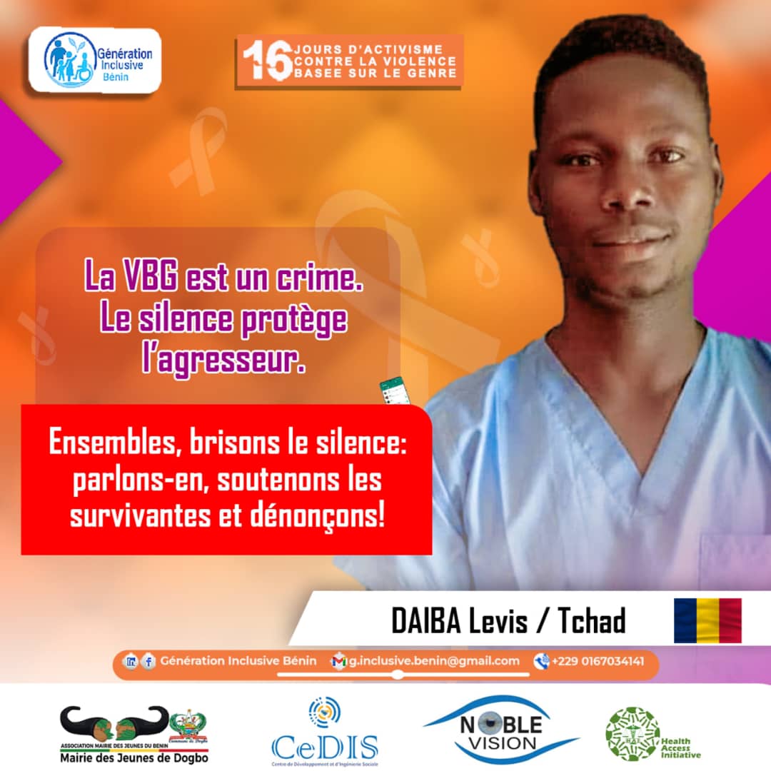 👱‍♀️👩‍🦰Unissons nos efforts pour faire du numérique un espace sûr et bienveillant pour toutes les femmes et les filles ! 🌟📱

#GenerationInclusiveBenin
#HealthAccessInitiative
#CeDIS
#NobleVision
#MASM
#INF
#PNUD
#UNICEFBenin
#UNFPA
#ENABEL
#16DaysOfActivism #OrangeTheWorld #EndGBV