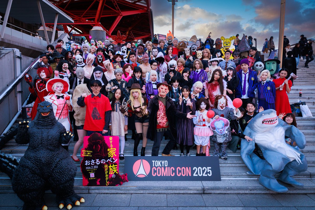 HiroshimaFreddy's tweet image. 東京コミコン2025 DAY2

『ホラーギャザリング』〝全員集合〟

SPゲスト：カノックスターさん
ホラー撮影：じょーたくさん
#東京コミコン2025 #コミコンホラー #怖コン