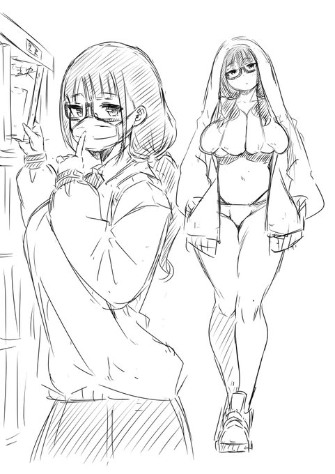 何らかの秘密を抱えている図書委員 