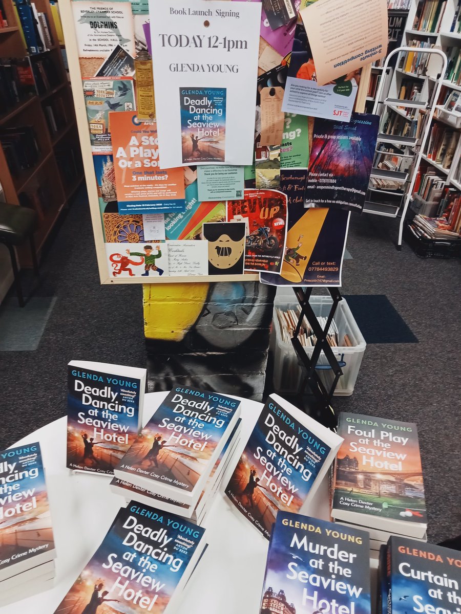 SO much love in Scarborough for my books!