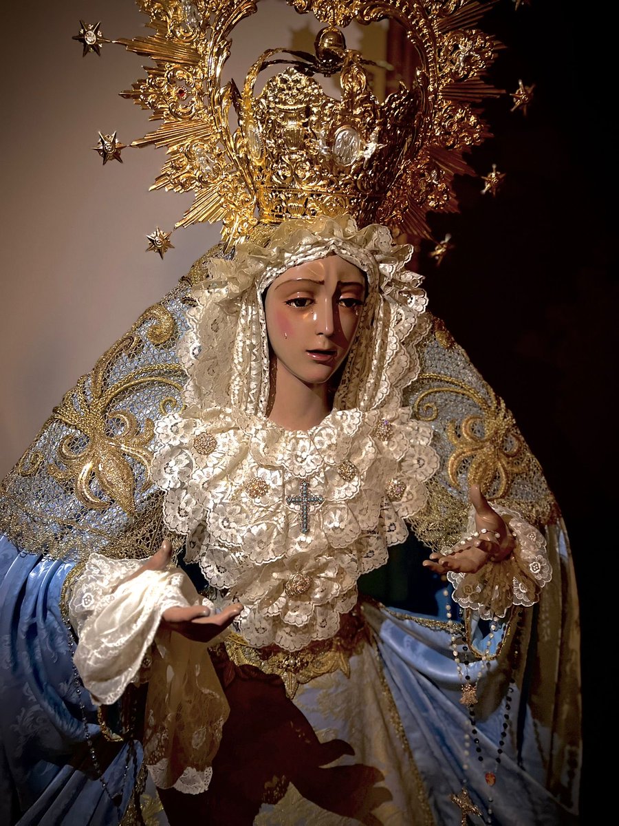 Asi se encuentra María Stma. De la Fe y Entrega para el mes de diciembre.#clemenciayfe