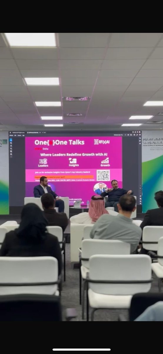 Inspired by the bright young minds at QSTP last night. Loved our one-to-one conversations around AI and building with RFXAI   the curiosity and drive here in Qatar is unreal.
#RFXAI #QSTP #AI #Innovation #TechQatar