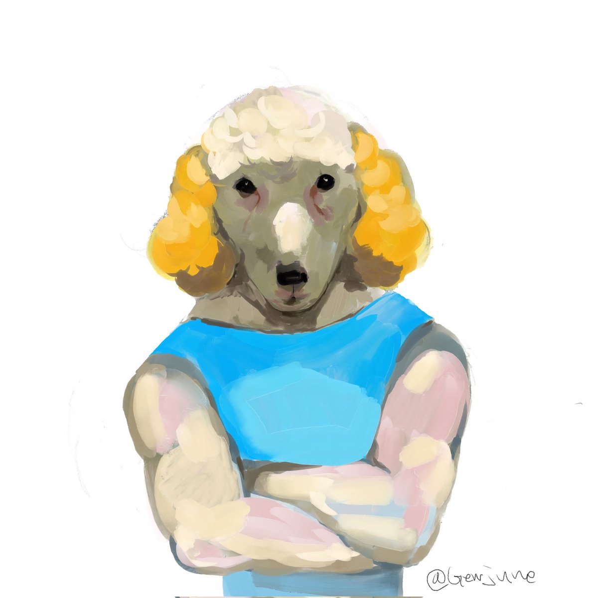 gerrjune's tweet photo. #dogillustration  #犬イラスト https://t.co/vJmRMvh8ex