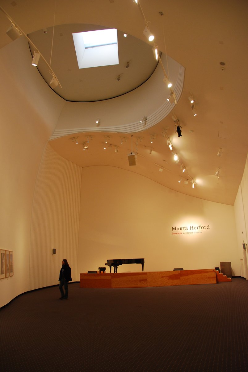 EnricoRossini3's tweet photo. Marta Herford Museum -interni-, Frank Gehry Architects, 4/10 Gobenstraβe, Herford, Nordrhein-Westfalen, Deutschland, 2000-2005. Photo E.Rossini Arch., 2010. https://t.co/bBvX2Bnk3Z