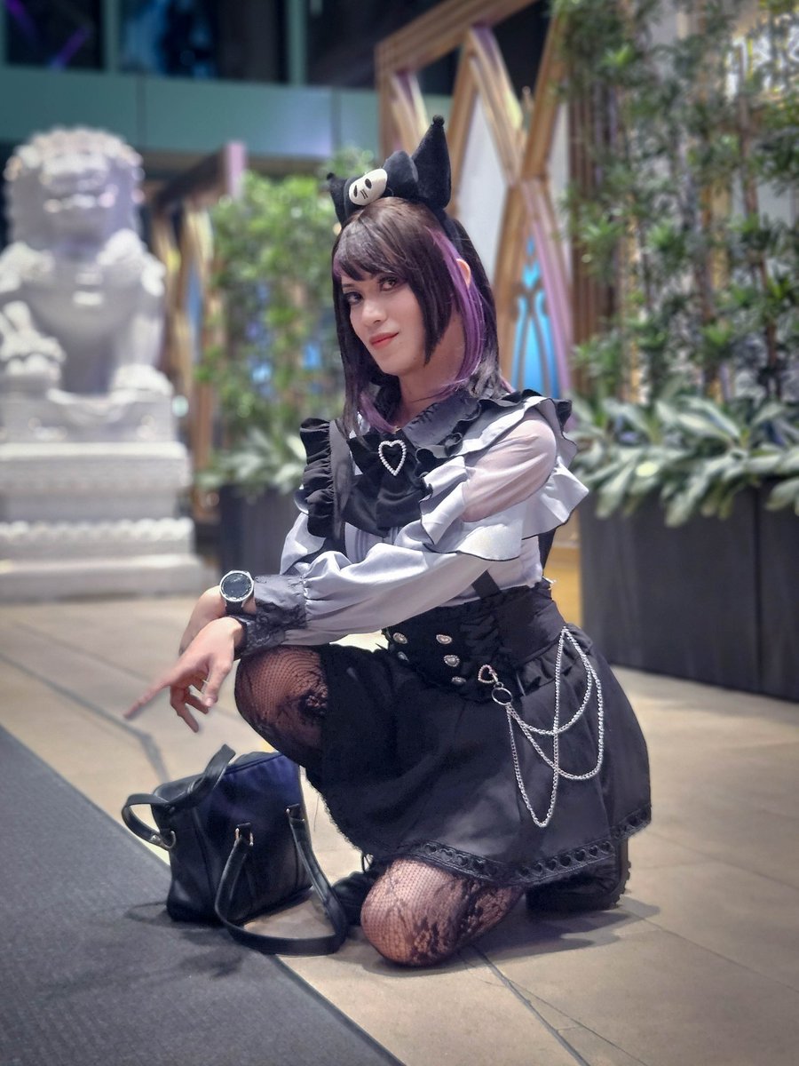 NhelleSy's tweet photo. Going out in Jirai Kei, except I'm a guy 🩷🖤

#jiraikei #jfasion #crossdressing #crossdresser #femboy #otokonoko #地雷系 #地雷系女子雷 #サブカル #男の娘 https://t.co/d9sxfRpzL8