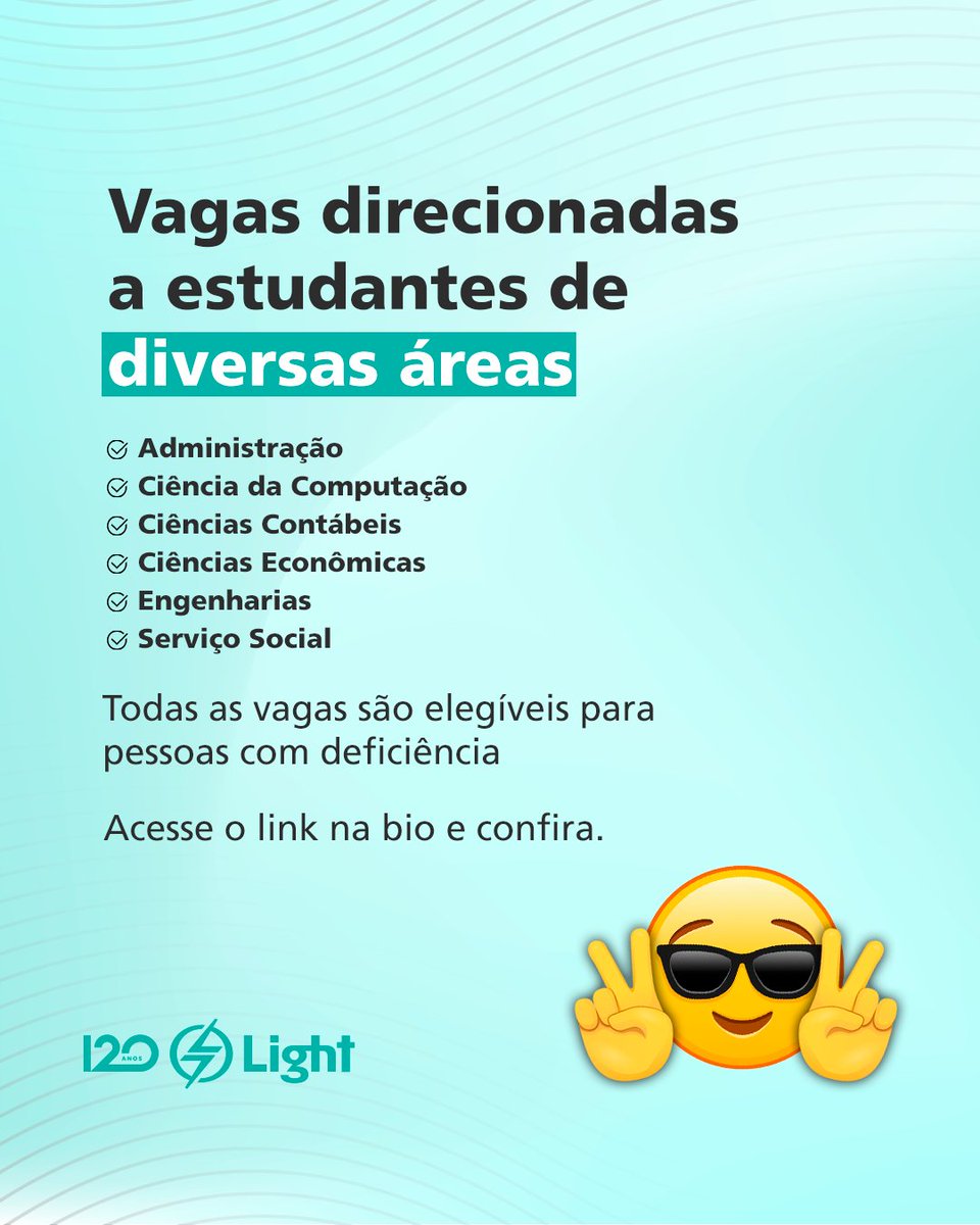 lightclientes's tweet photo. As inscrições já estão abertas e você pode se inscrever até 9 de janeiro, então já marca no calendário e não deixa pra depois. O link está na bio!
#Estagio #ProgramaDeEstagio #Light https://t.co/kV617FEz3S