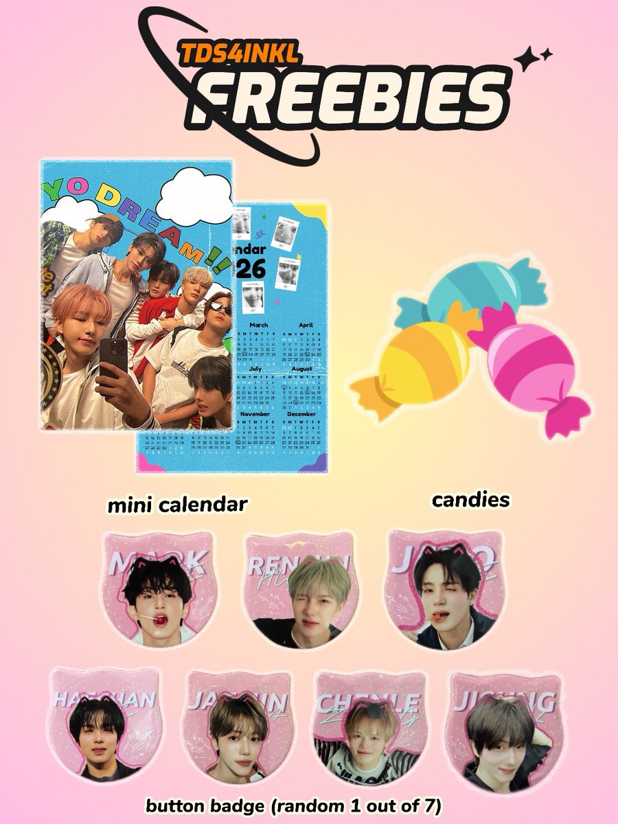 ☆*:.｡. #TDS4inKL freebies .｡.:*☆

🐱ྀི date : 13 &amp; 14 dec 
🐱ྀི location : tba
🐱ྀི how to claim : just say hi to me (≧◡≦)
🐱ྀི quantities are limited for both days 
🐱ྀི no pressure to rt, but i’d be super grateful if you do (⁄ ⁄>⁄ ▽ ⁄<⁄ ⁄)