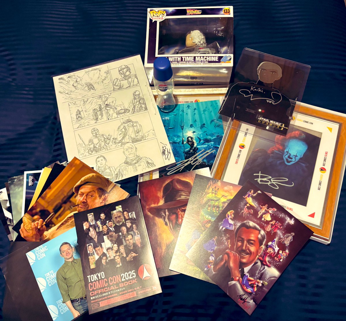 東京コミコン2025、2日目✌️ 本日の戦利品です！ 無事BTTF40周年記念