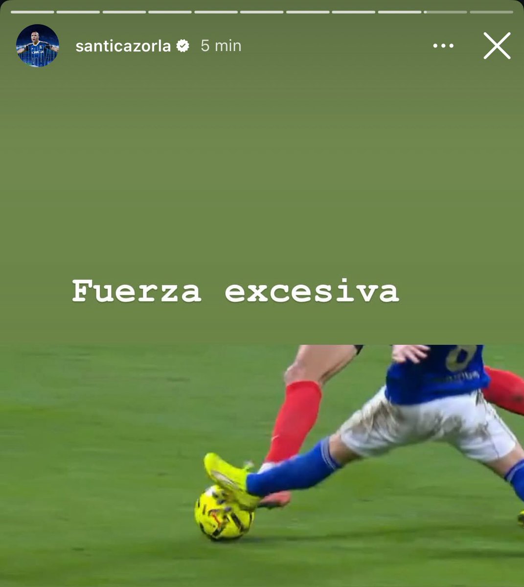 juanvelazquezfd's tweet photo. Santi Cazorla se manifiesta sobre el doble rasero de los árbitros en el arbitraje contra el Real Oviedo.

Mi capitán 💙 https://t.co/PFF70QLB1G
