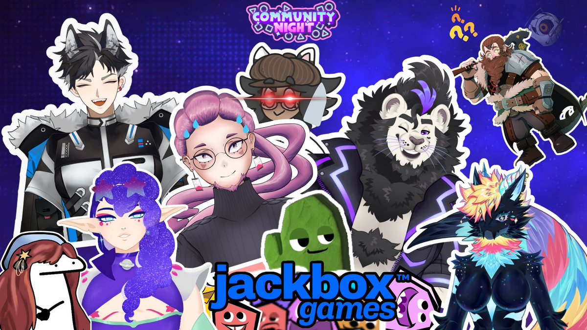 Ce soir

VOUS 🫵allez décider qui seront les vainqueurs lors d'une collab Jackbox D'anthologie ! 

Avec : 

<a href="/Esliane_/">Esliane</a> 
<a href="/Dei_Pulsar/">Dei ✦ VtuberFR</a> 
<a href="/yhusky_kun/">Yhusky🦴- 🚔𝔽𝕝𝕚𝕔 𝕕𝕦 𝔽𝕌𝕋𝕌ℝ</a> 
<a href="/KuroasaNeon/">Neon Kuroasa | Vtuber & VComposer</a> 
<a href="/Siroh_VTuber/">S_iroh</a> 
<a href="/StanRenart/">StanRenart</a> 
<a href="/AurennDwargonVT/">Aurenn Dwargon VT 🐉 🍻</a> 
<a href="/myshakii_/">Myo||Myshaki</a> 

Tous le monde pourra participer ! 

Rdv à 18h sur mon stream !