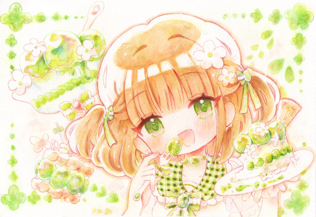 宝石のようなマスカット
#oc #イラスト #水彩イラスト