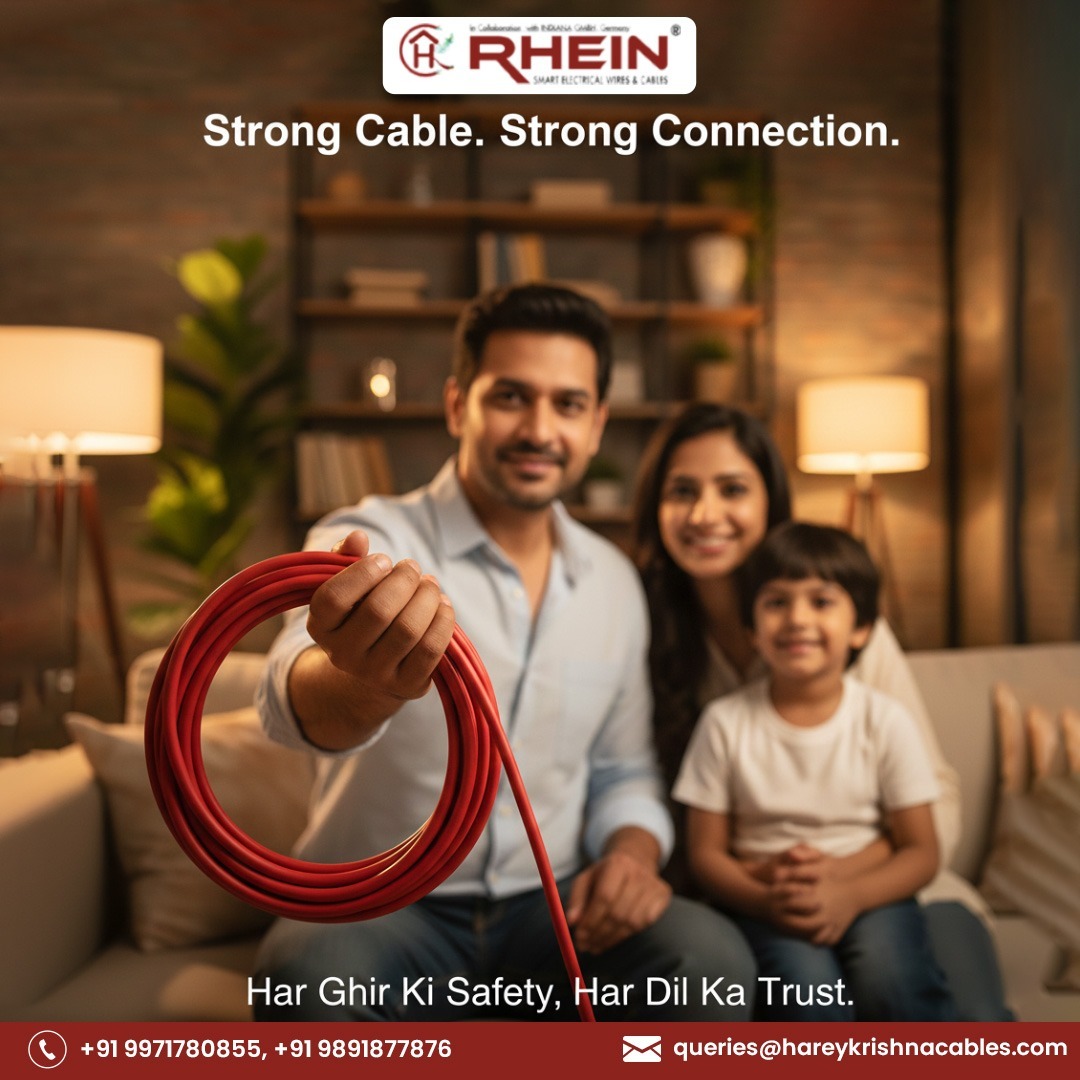 rheinwirescable's tweet image. Ensure long-lasting durability, top-tier performance, and complete safety with RHEIN.

📞+91 9971780855, +91 9891877876
📩queries@harekrishnacables.com

#RheinCables #SmartWiring #ElectricalSafety #HomeProtection #QualityCables #SafeHomes #StrongConnection #HareKrishnaCables