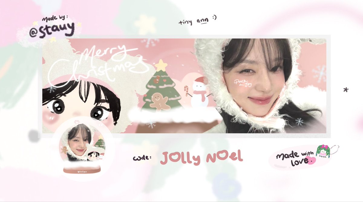 stauy's tweet image. help repost.. thankyouuu! 🤍

aku mau kenalin layout special christmas edition “jolly noel” 🎄🎅🏻 made it nostalgic &amp;amp; dreamy with the snowglobe hehe ⋆౨ৎ˚⟡˖ ࣪

#zonauang
