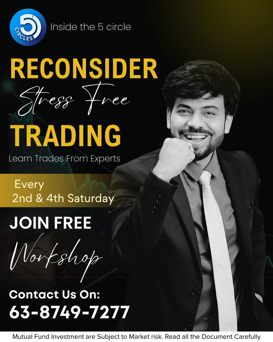 Rahul_Saraoge's tweet photo. Stop #Trading Blind. Start Trading Smart.
Join our Free Expert-Led #TradingWorkshop and learn structured, stress-free #tradingstrategies trusted by hundreds of learners.
#stockmarketsindia #SEBI #TradingView https://t.co/j2IUYeK3pr