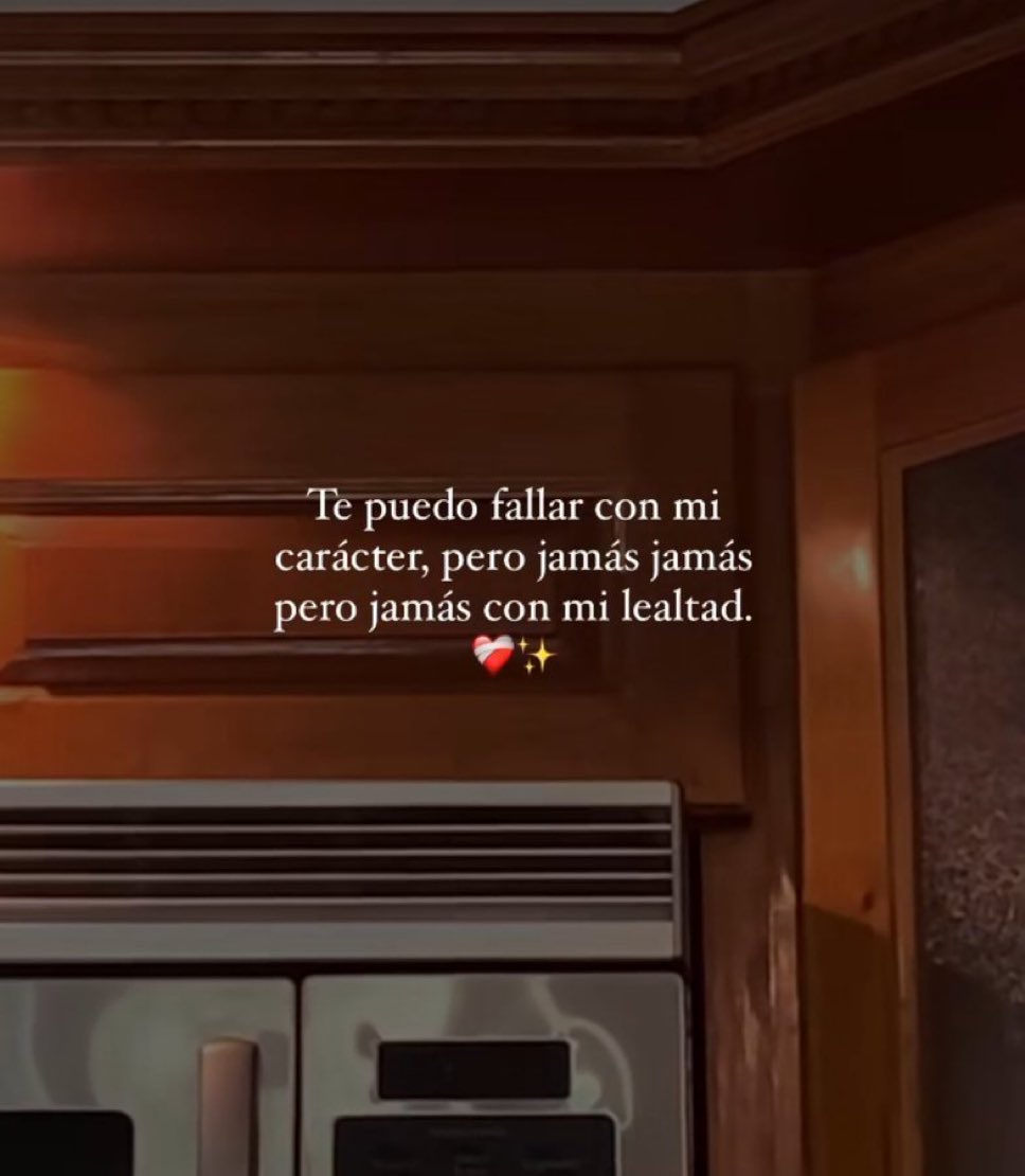 Jamás con mi lealtad