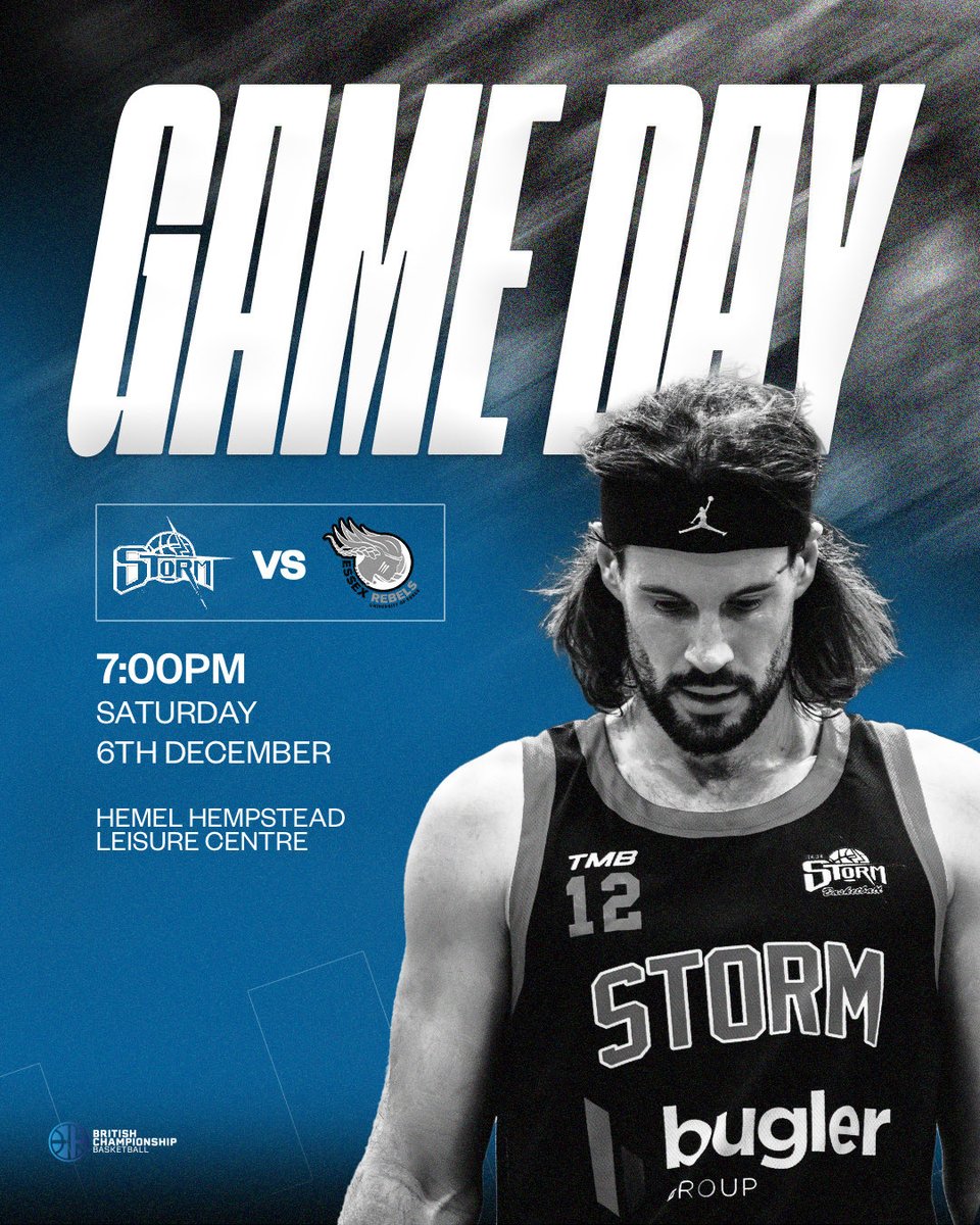 hemelstorm's tweet image. Back at the Dome for our LAST home game of 2025! ⛈️

Let’s get a sell out crowd, bring the noise and close out the year in style! 

⏱️ 7:00PM
🆚 @EssexRebels 
🚪 Doors open at 6:00PM
📍 Hemel Hempstead Leisure Centre 

🎟️Tickets available on the link in our bio