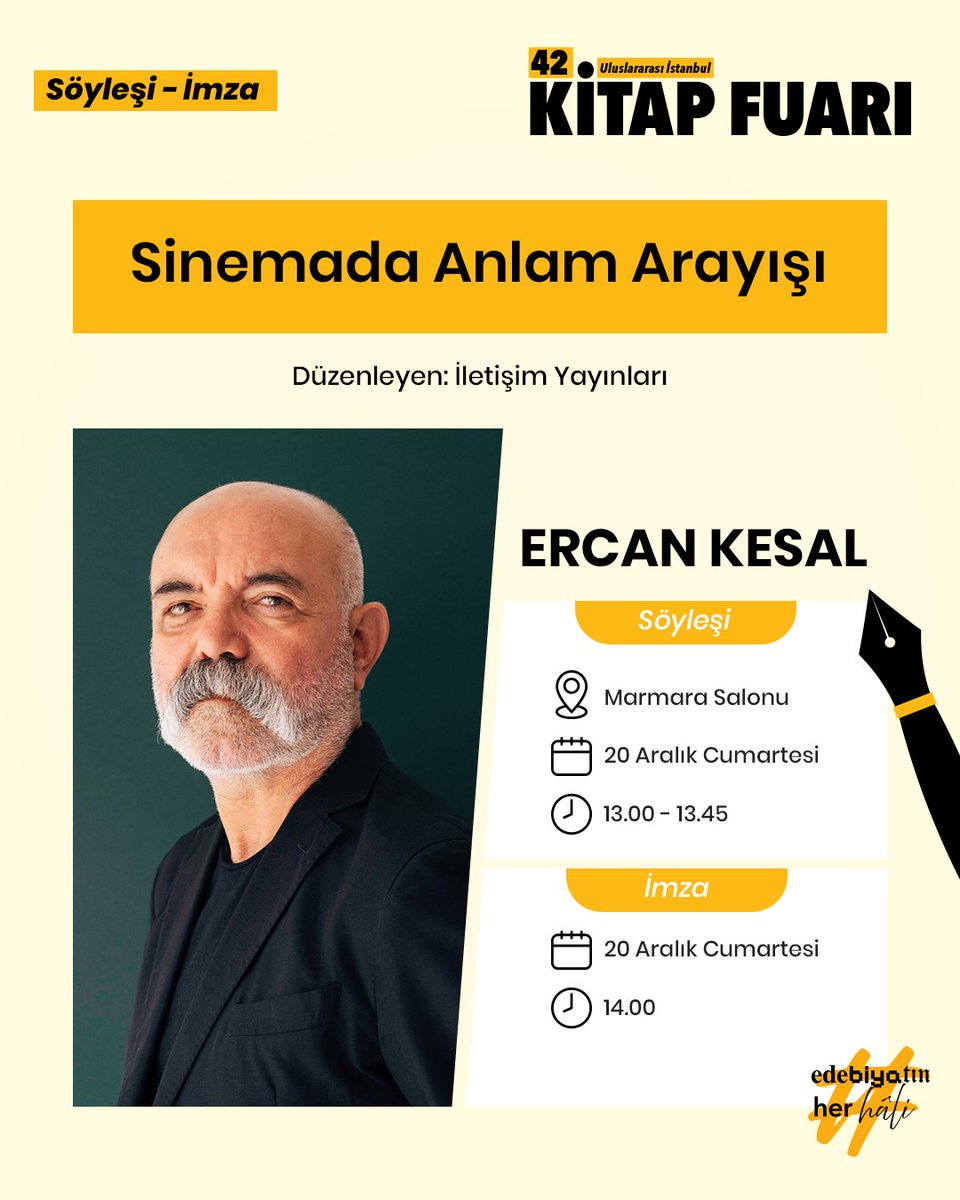 kitapfuari's tweet photo. 20 Aralık Cumartesi günü gerçekleşecek söyleşi ve imza günlerinden bazılarını yana kaydırarak inceleyebilirsiniz. ➡️

Gerçekleşecek tüm güncel etkinlik ve imza günleri programı için https://t.co/ojYNiMU57D internet sitesini ziyaret etmeyi unutmayın. ✨

*İptal ve değişiklikler, ilgili yayınevi tarafından yapılmaktadır.
İstenmeyen herhangi bir durumla karşılaşmamak için güncel etkinlik programına internet sitemizden ulaşabilirsiniz.

#İstanbulKitapFuarı #Tüyap #KitapFuarı #EdebiyatınHerHali