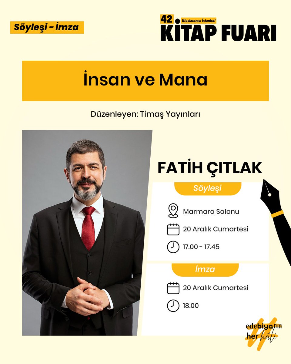 kitapfuari's tweet photo. 20 Aralık Cumartesi günü gerçekleşecek söyleşi ve imza günlerinden bazılarını yana kaydırarak inceleyebilirsiniz. ➡️

Gerçekleşecek tüm güncel etkinlik ve imza günleri programı için https://t.co/ojYNiMU57D internet sitesini ziyaret etmeyi unutmayın. ✨

*İptal ve değişiklikler, ilgili yayınevi tarafından yapılmaktadır.
İstenmeyen herhangi bir durumla karşılaşmamak için güncel etkinlik programına internet sitemizden ulaşabilirsiniz.

#İstanbulKitapFuarı #Tüyap #KitapFuarı #EdebiyatınHerHali