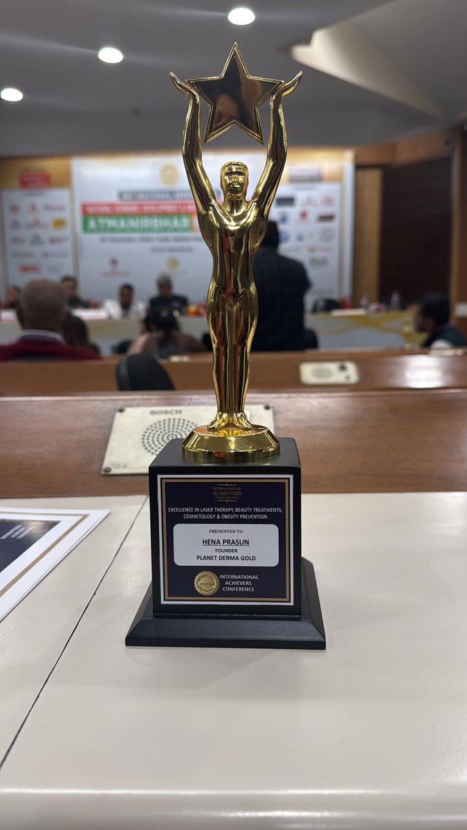 Honoured to receive the Excellence Award in “Laser, Beauty, Obesity Management &amp; Skin Therapy” contributing proudly to Aatmanirbhar Bharat, a visionary dream of our Hon’ble PM <a href="/narendramodi/">Narendra Modi</a>  ji.
Empowering wellness, innovation &amp; Indian excellence through latest laser technology.