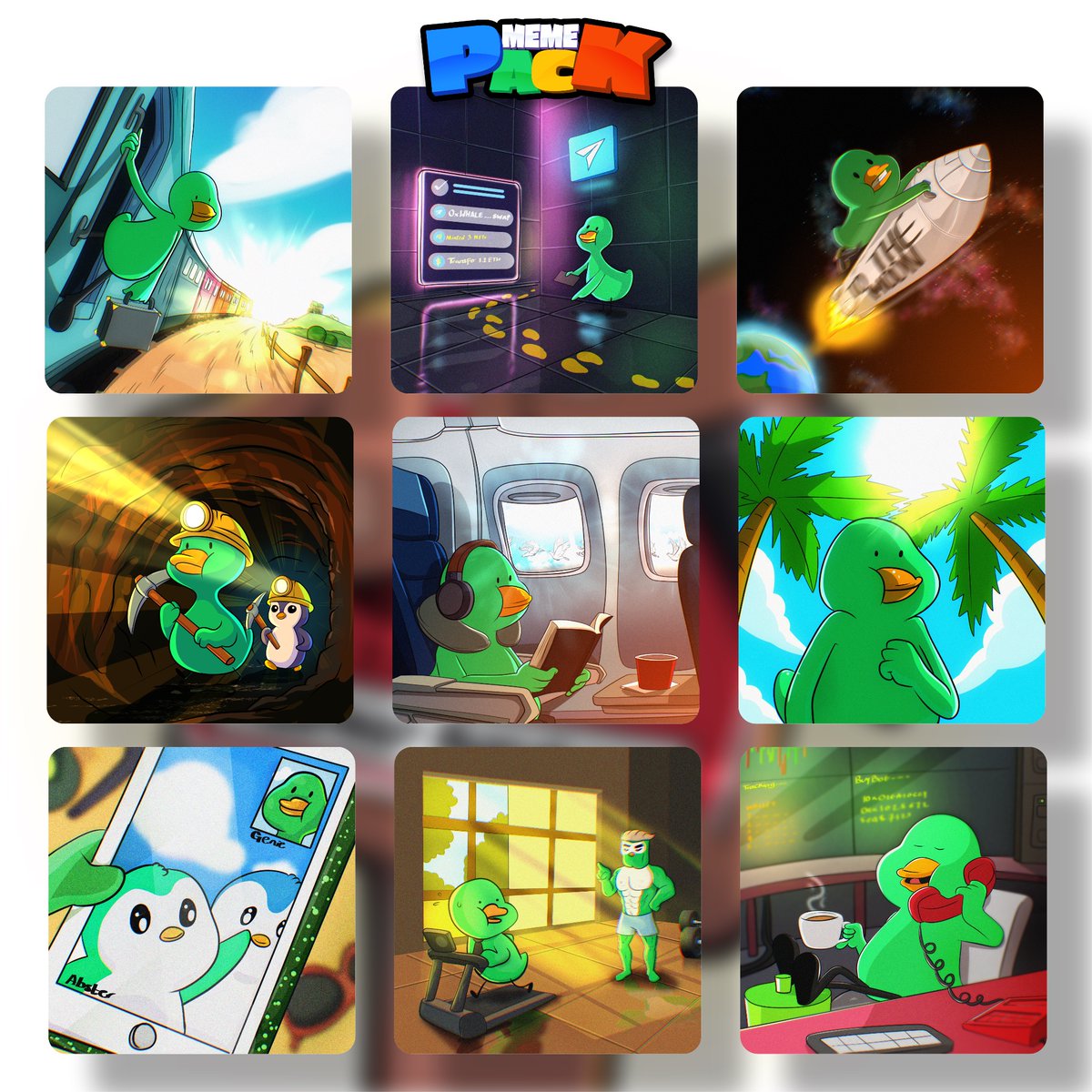 Abstract Artist tweet media