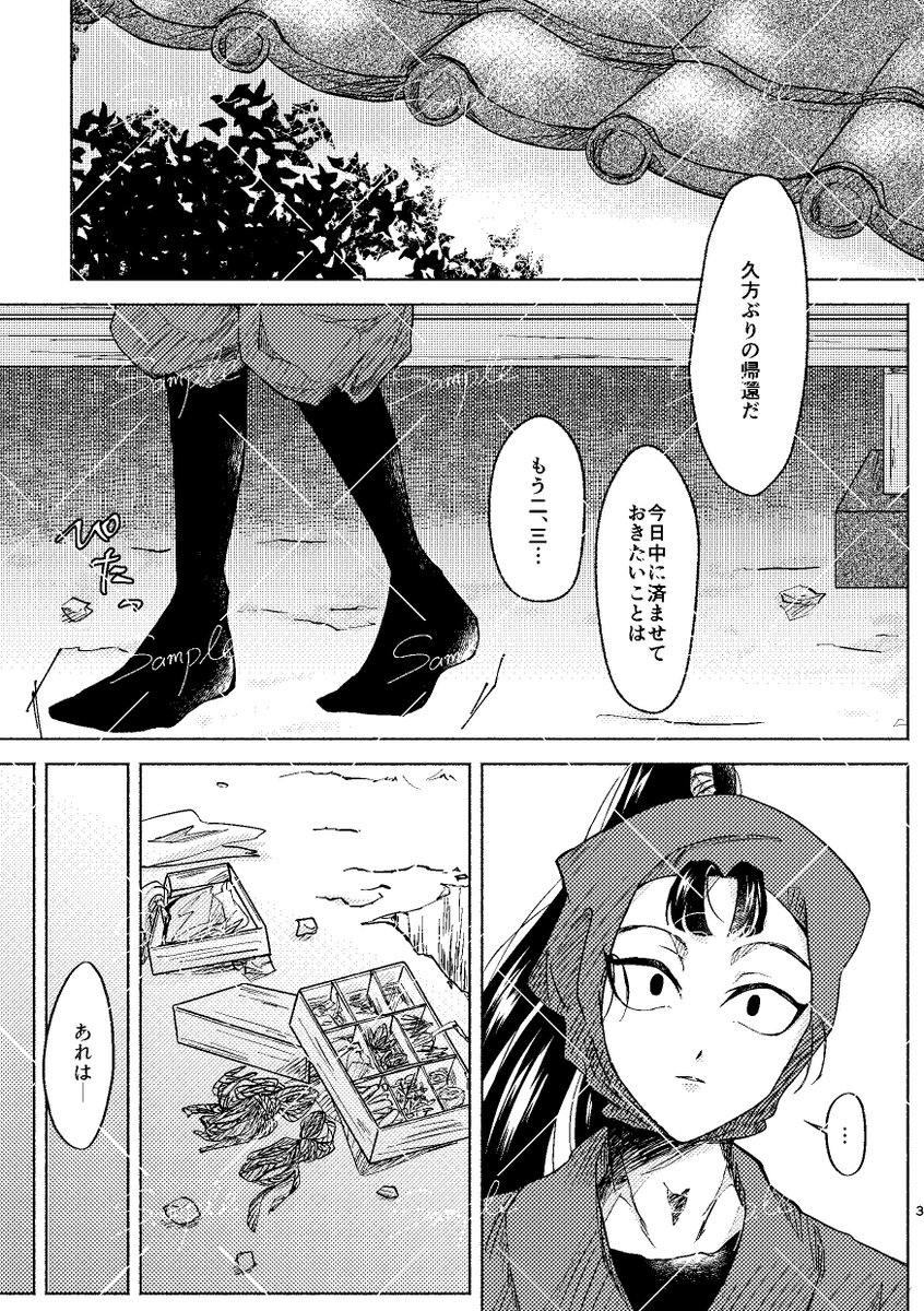 12/21 忍Fes.34 新刊サンプル （1/3) A5/本文29ページ/全年齢 『穴の中