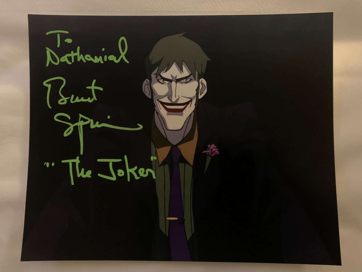 Galaxycon Columbus 2025 Day 1 Haul : 
A The Joker 8x10 Photo from Young Justice signed by Brent Spiner The Voice of The Joker at GalaxyCon Columbus 
<a href="/JalynSanderson/">Jalyn Sanderson</a> <a href="/DisTrackers/">DisTrackers</a>  <a href="/yahiko_mk2/">yahiko.MARKⅡ</a> <a href="/Doogs97x/">Doogs 𒉭</a>