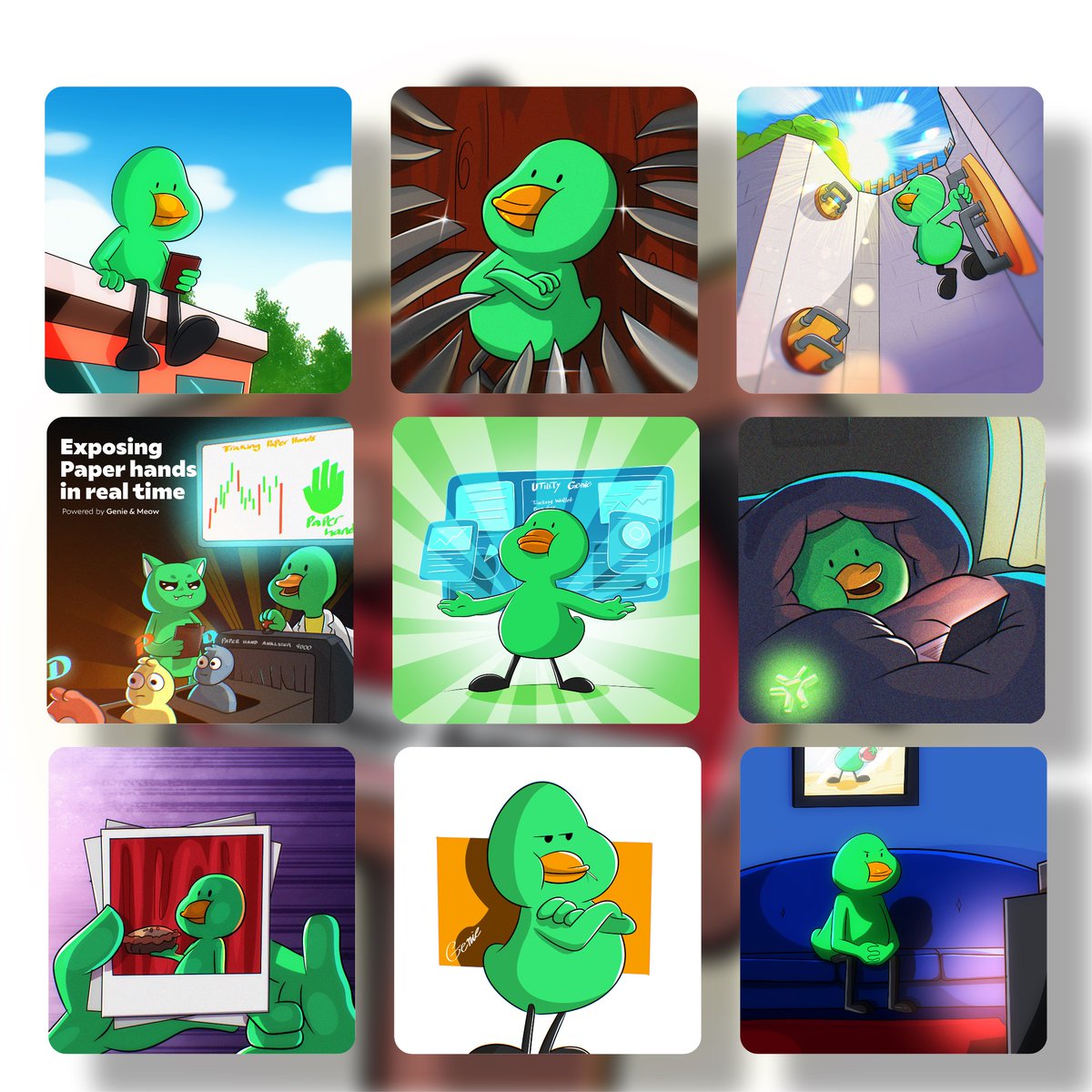 Abstract Artist tweet media