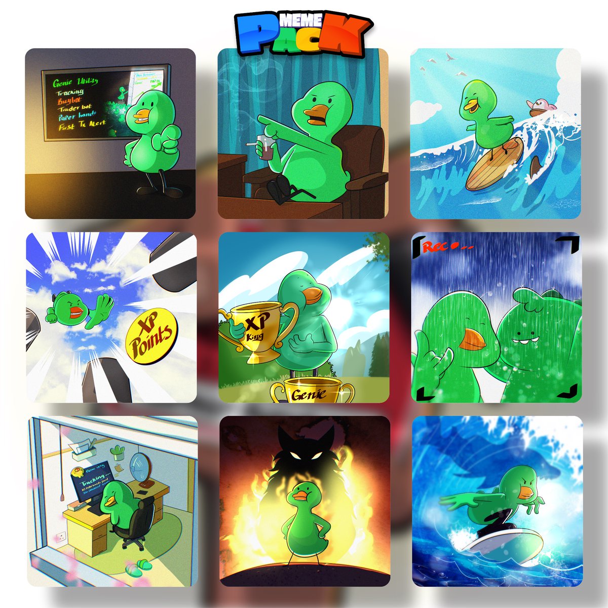 Abstract Artist tweet media