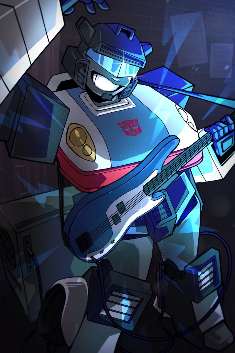 i feel jazz can automatically play any instrument he gets his hands on. ANY. 
#Transformers #Maccadam