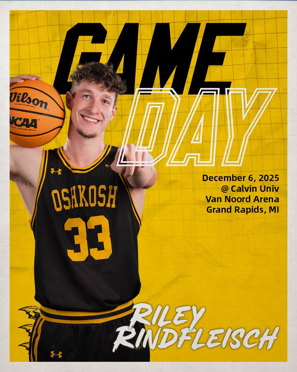 UWOMBB's tweet photo. It’s GAME DAY ‼️‼️ 

📍Van Noord Arena
🆚Calvin University
🕓3:00 p.m EST! 
📺 https://t.co/093FWe1xN1 https://t.co/rfdq1spicN