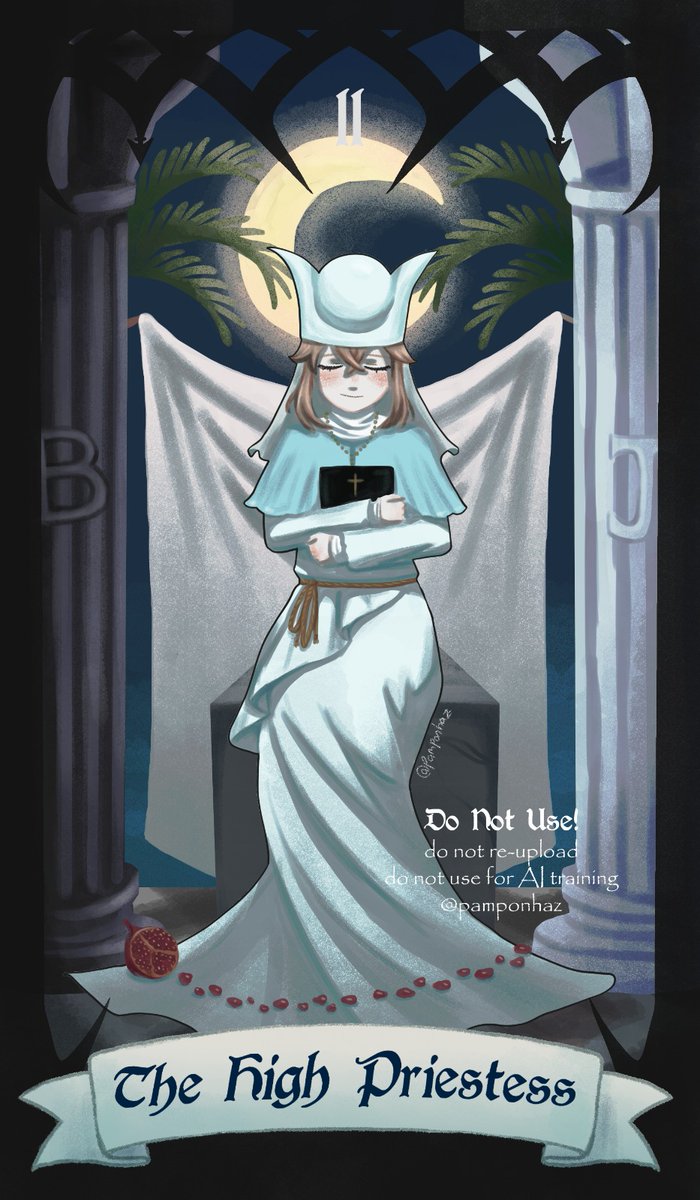 The High Priestest 

"You are my light........."

#oc #tarot #illustration