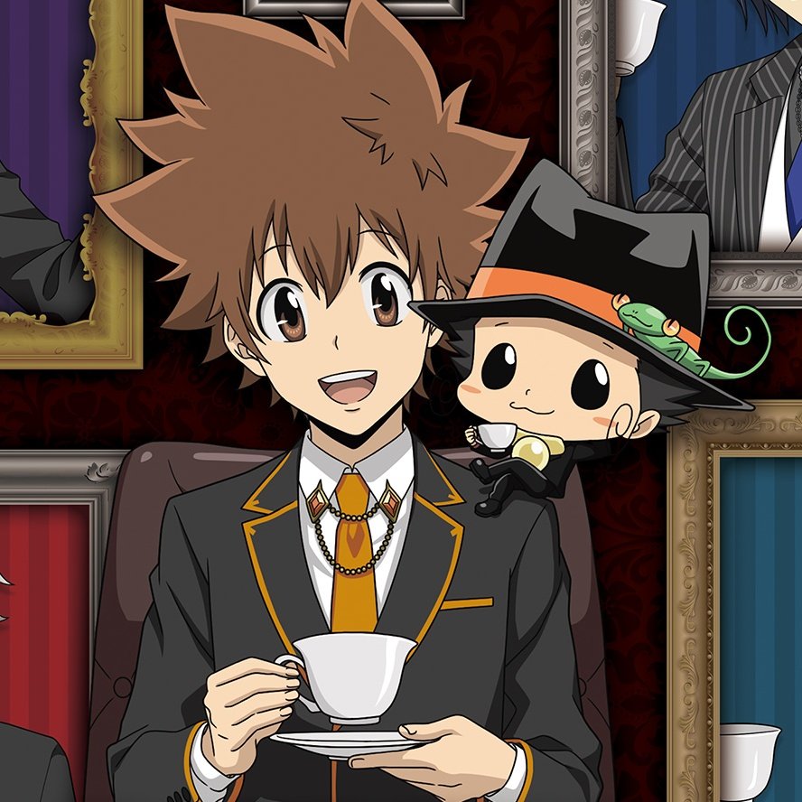 沢田綱吉 in new merch art! 🧡