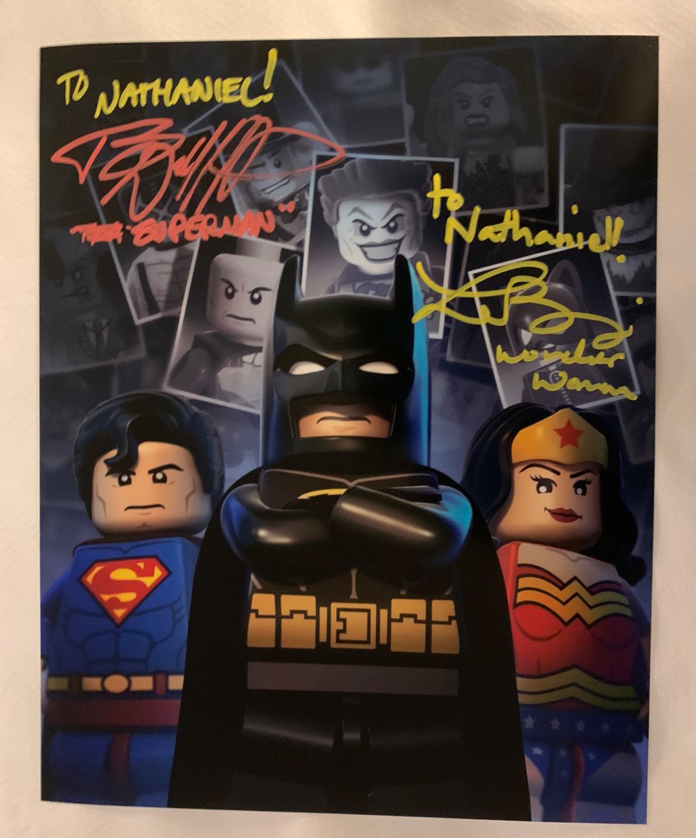 Galaxycon Columbus 2025 Day 1 Haul : 
A Lego Batman Superman and Wonder Woman Trio 8x10 Photo from Lego Batman 2: DC Super Heroes signed by Travis Willingham and Laura Bailey at GalaxyCon Columbus
<a href="/JalynSanderson/">Jalyn Sanderson</a> <a href="/DisTrackers/">DisTrackers</a> <a href="/yahiko_mk2/">yahiko.MARKⅡ</a> <a href="/Doogs97x/">Doogs 𒉭</a>