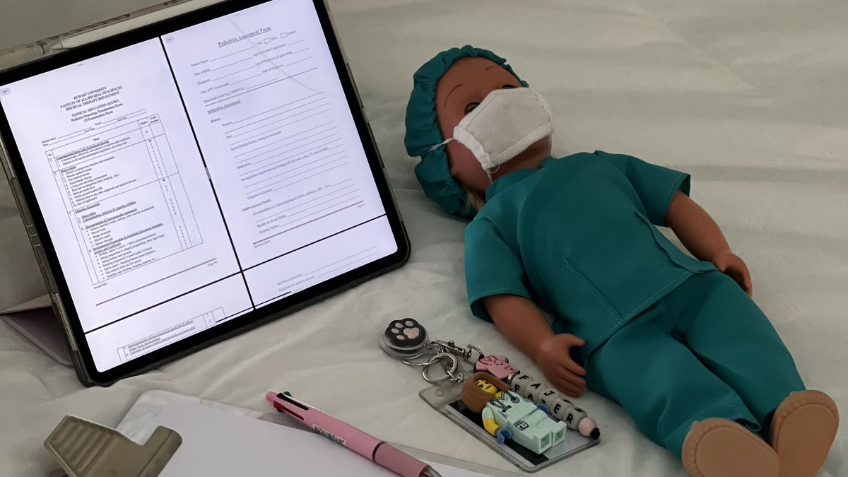 OSCE Practice 👧🏻
البيشنتس يهدون الالعاب اللي احطها ويلعبون بالايدي مالي🤭