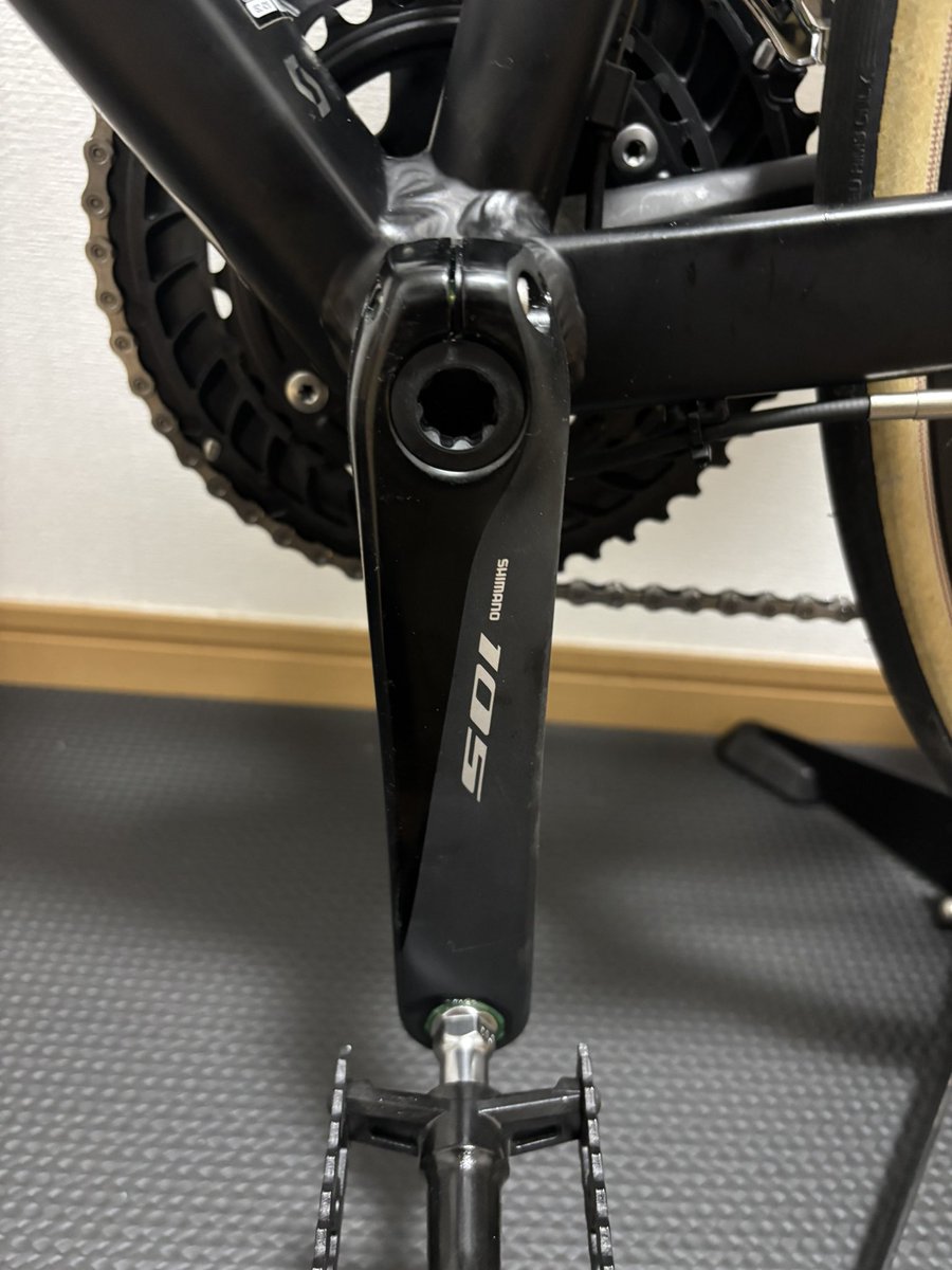 0705aida's tweet photo. 俺のロードバイクが、105化しました!
#ロードバイク
#105コンポ
#シマノ https://t.co/KKmnauuOLV
