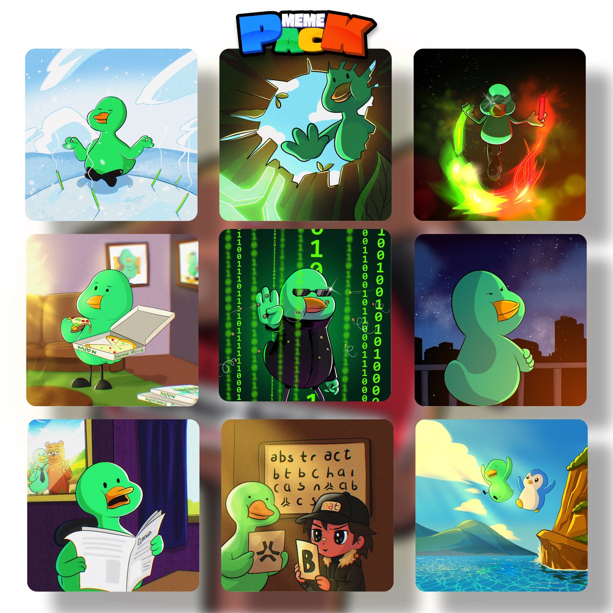 Abstract Artist tweet media