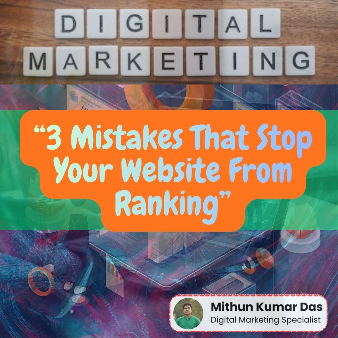 mithunkumar_bd's tweet photo. Most websites don’t fail because SEO is hard. They fail because basic mistakes are ignored:
❌ Publishing content without search intent
❌ No internal link structure
❌ Slow website performance
SEO isn’t magic—it’s a checklist. 
#SEO #WebsiteRanking #GoogleSEO #OrganicGrowth https://t.co/oVBxr14vaU
