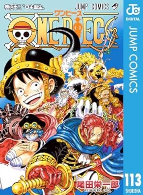 ワンピースの最新巻を読みます。 『ONE PIECE モノクロ版 113