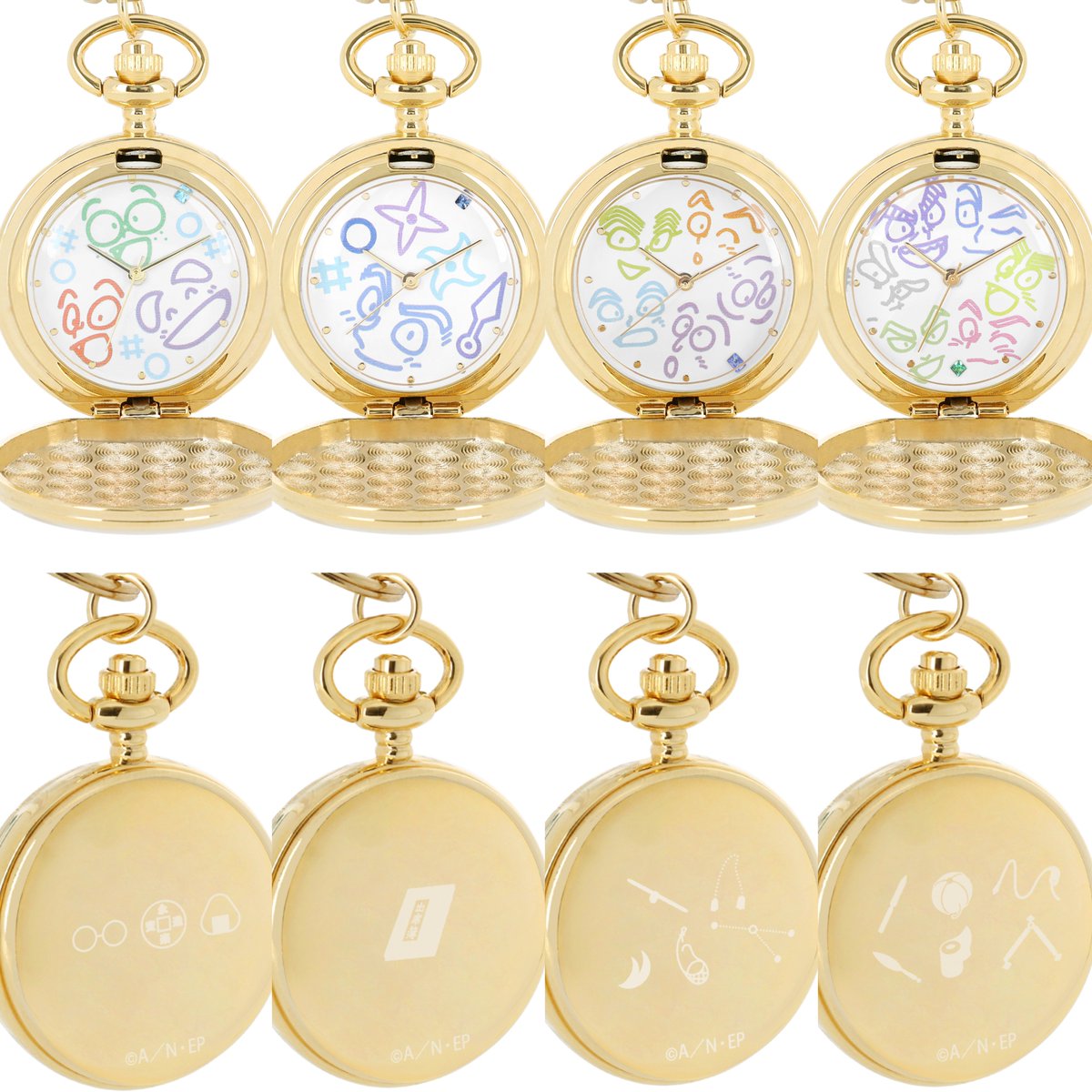 忍たま乱太郎』ラインアート 懐中時計がコレイズにて予約開始！ 裏蓋は